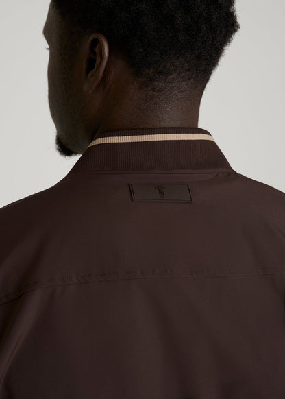 A.T. Bomber Jacket for Tall Men in Espresso