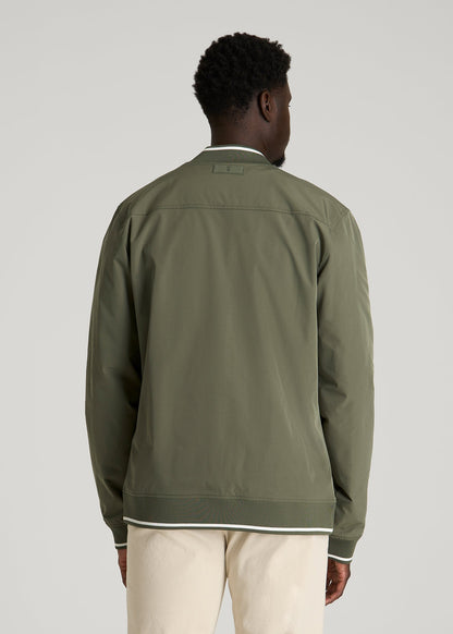 A.T. Bomber Jacket for Tall Men in Olive