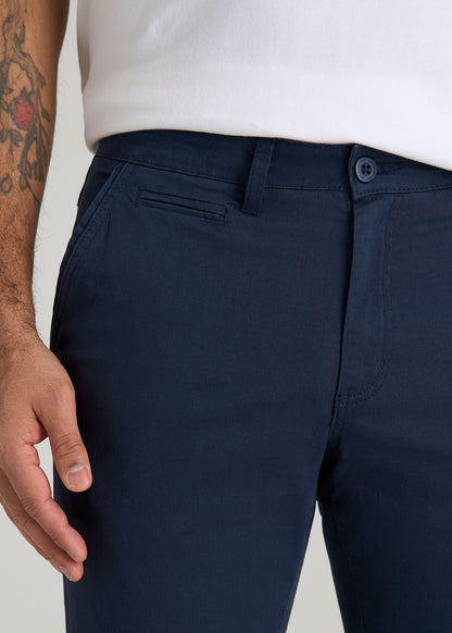 Carman TAPERED Chinos for Tall Men in Marine Navy