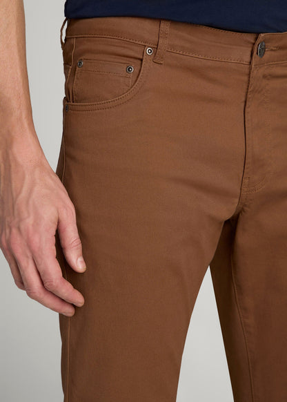 Carman TAPERED Fit Five Pocket Pants for Tall Men in Nutshell