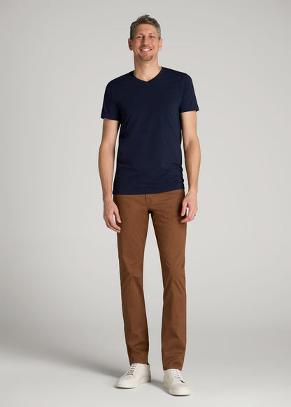 Carman TAPERED Fit Five Pocket Pants for Tall Men in Nutshell