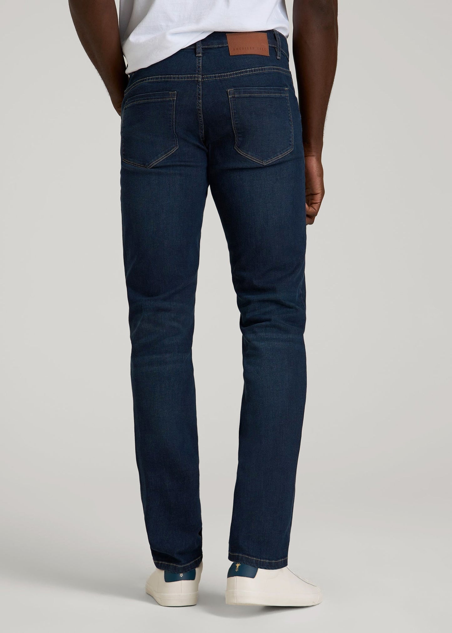 Carman TAPERED Jeans for Tall Men in Blue Steel