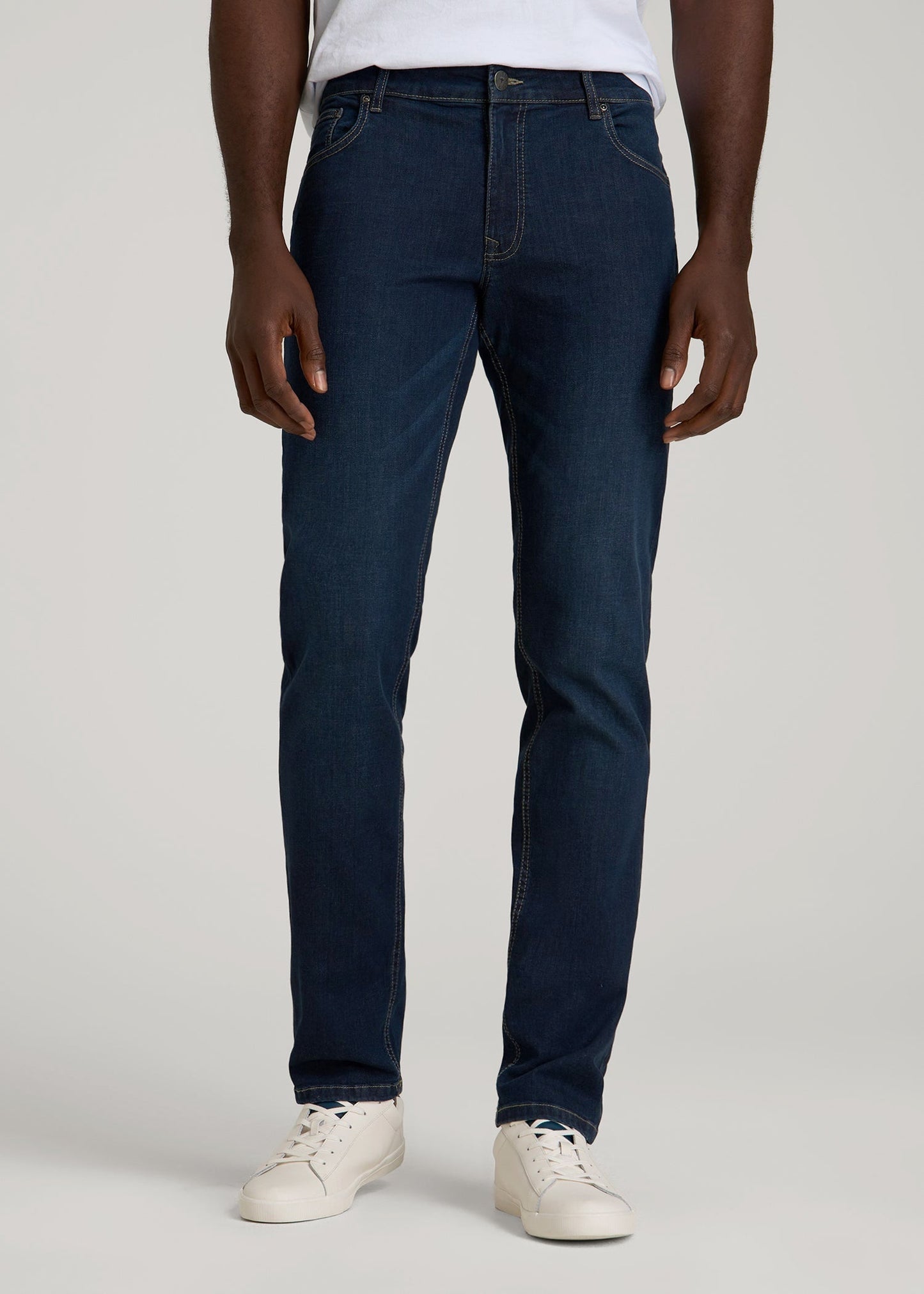 Carman TAPERED Jeans for Tall Men in Blue Steel