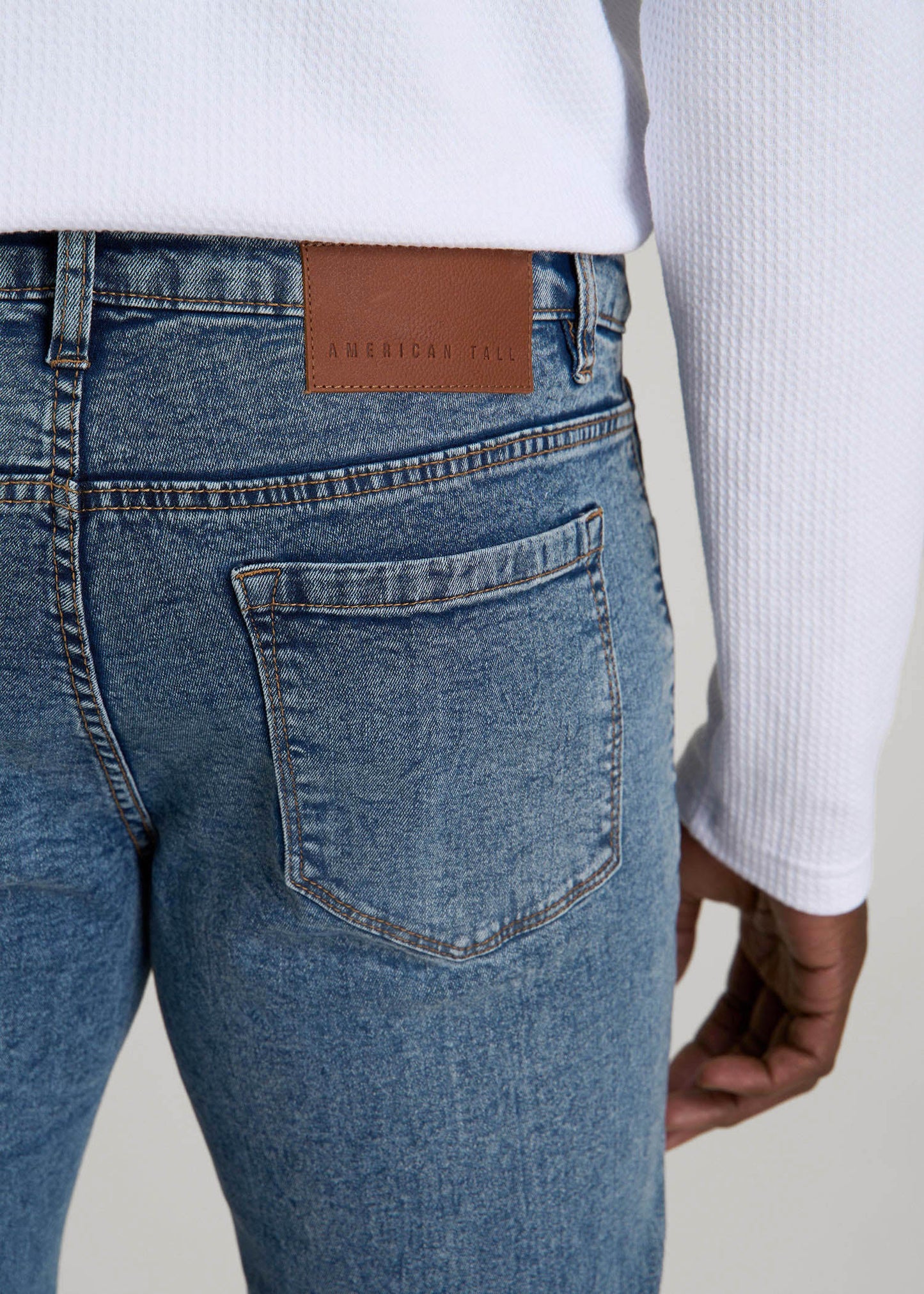 Carman TAPERED Jeans for Tall Men in Vintage Faded Blue