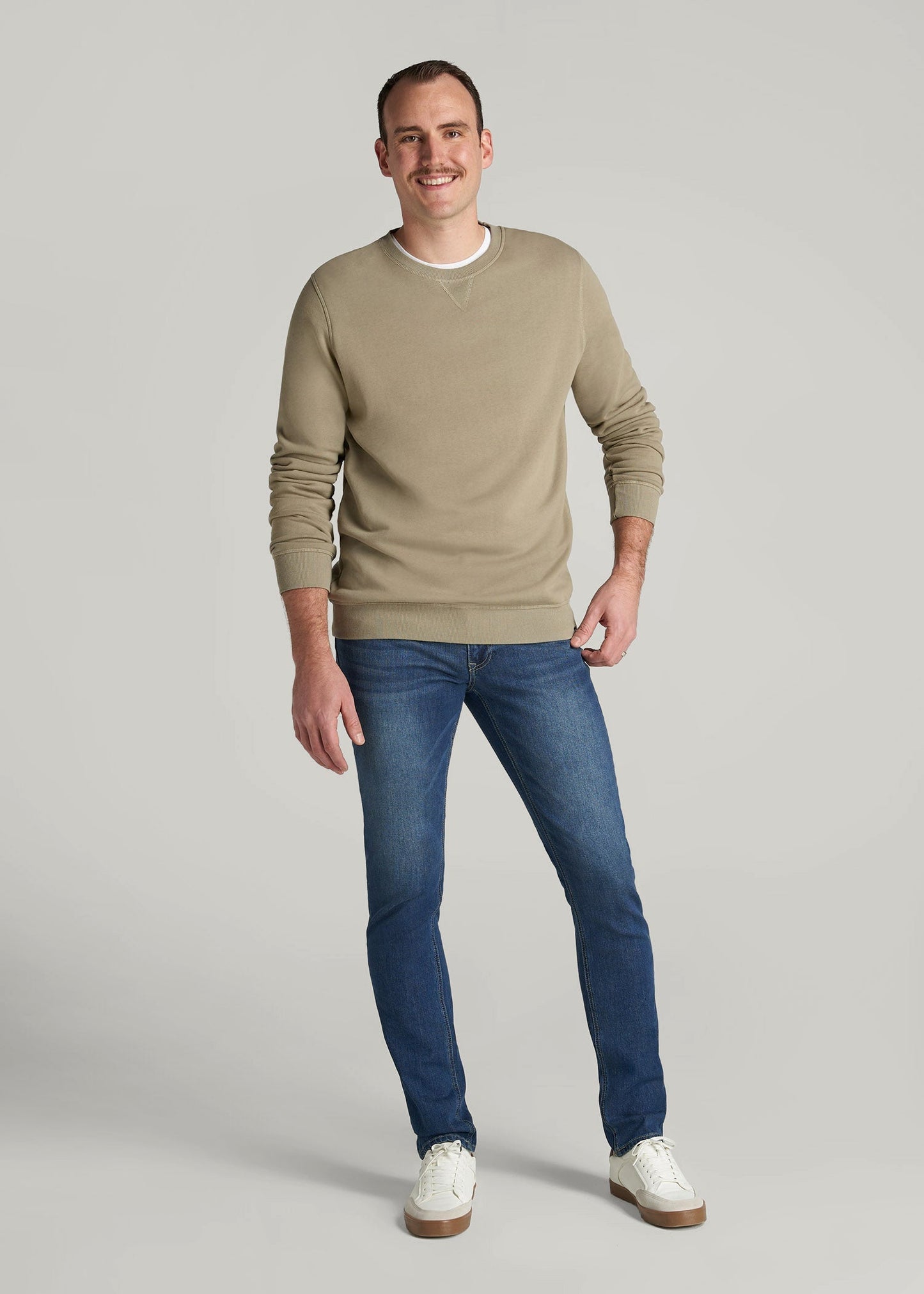 Carman TAPERED Jeans for Tall Men in Classic Blue
