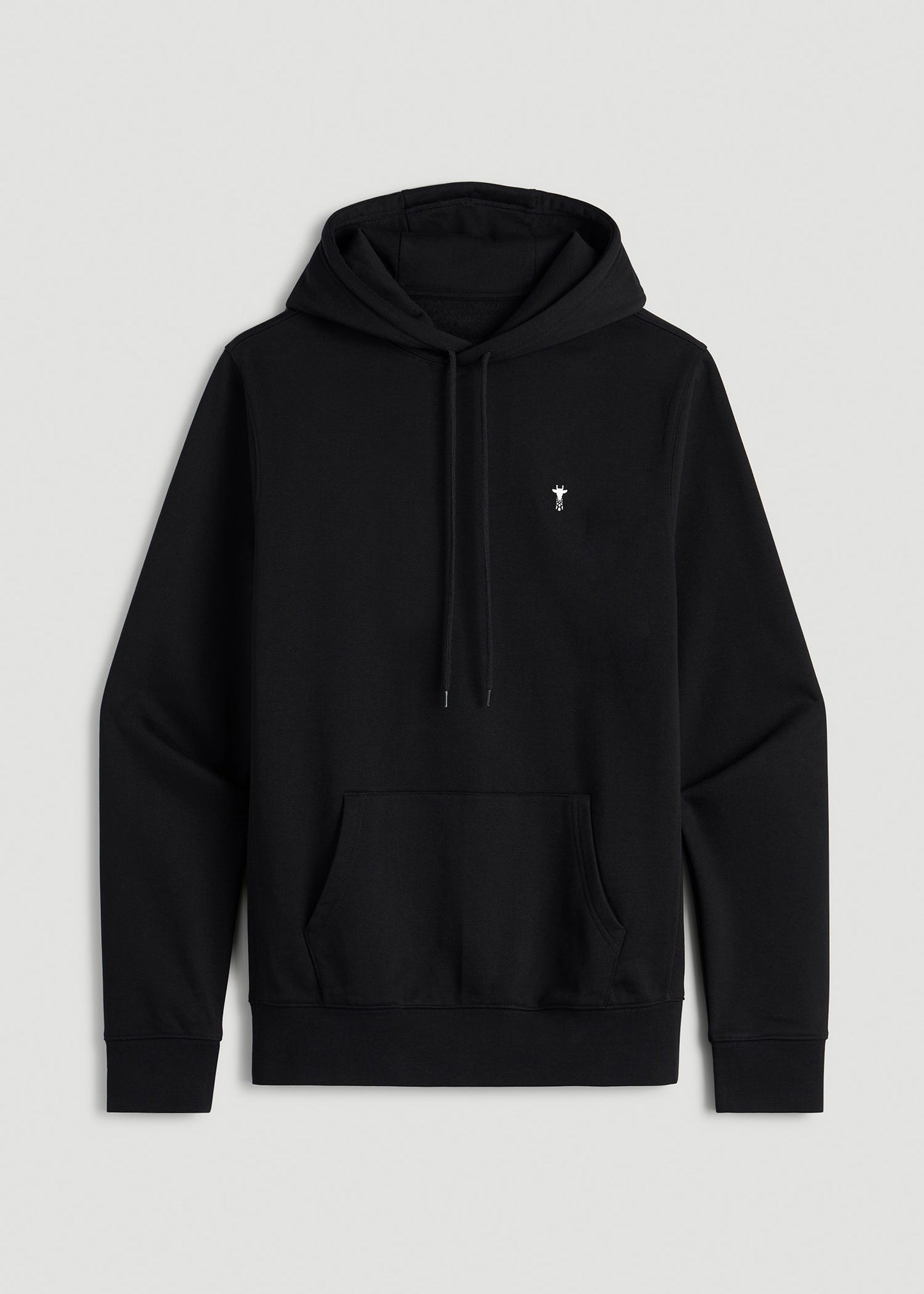 Core Motion Fleece Popover Hoodie for Tall Men in Black