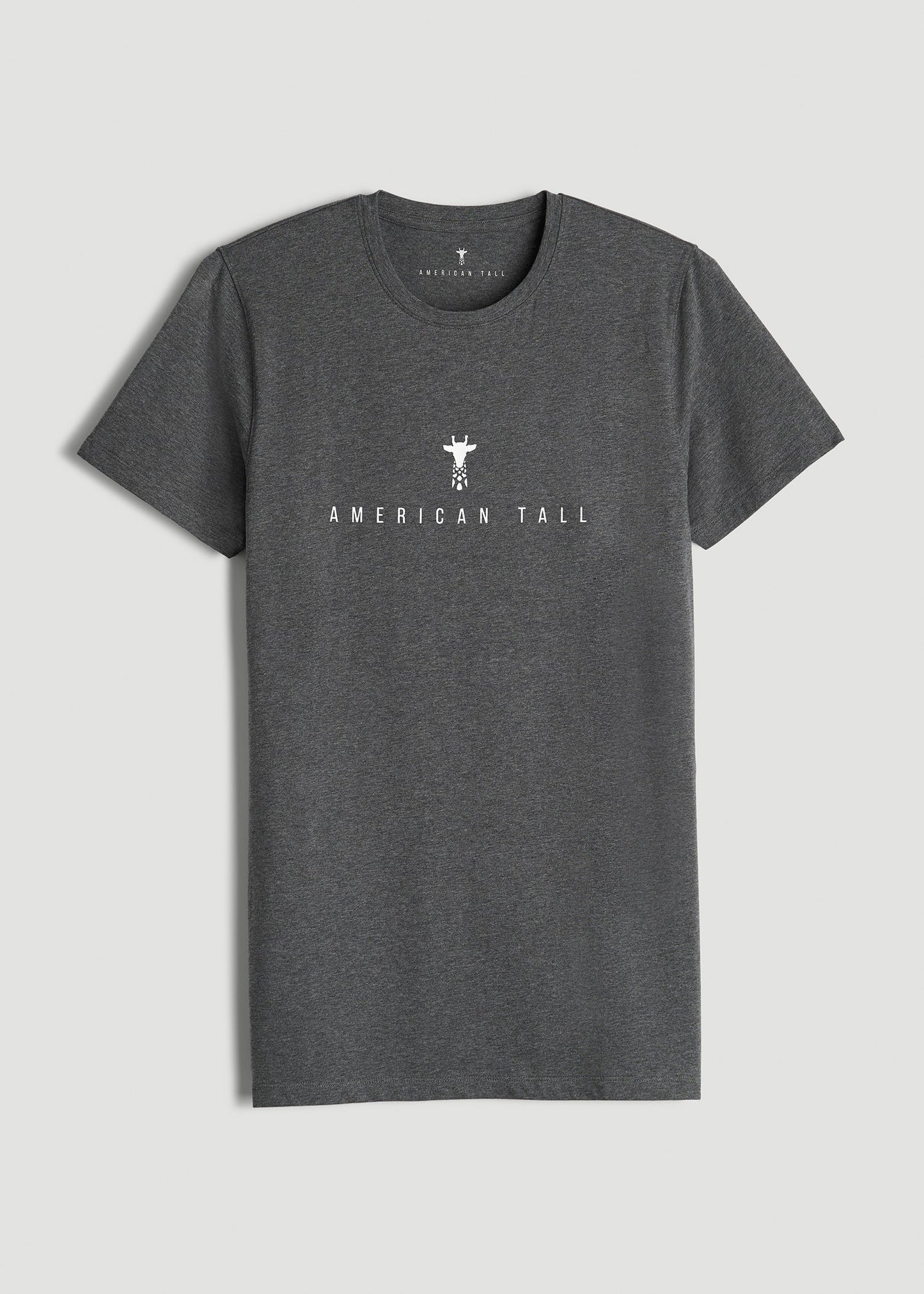 Regular Corporate Logo Tee for Men in Charcoal Mix