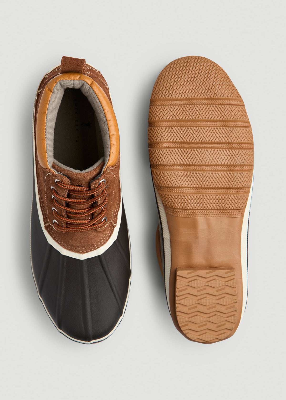 Duck Boots for Tall Men in Tan