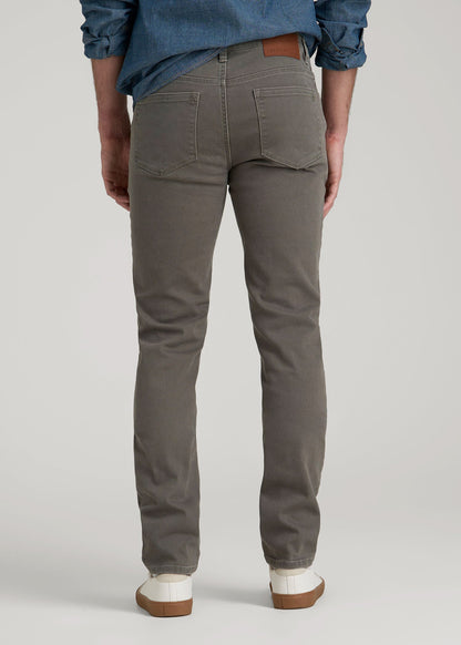 Dylan Slim Fit Colored Jeans for Tall Men in Sage