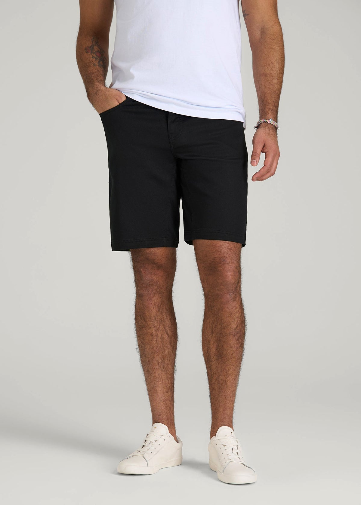 Everyday Comfort 5 Pocket Short for Tall Men in Black