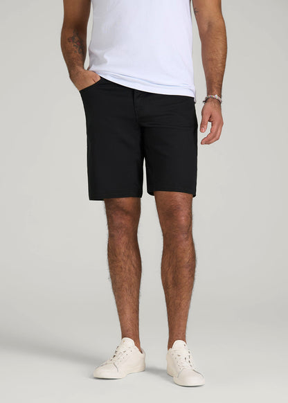 Everyday Comfort 5 Pocket Short for Tall Men in Black