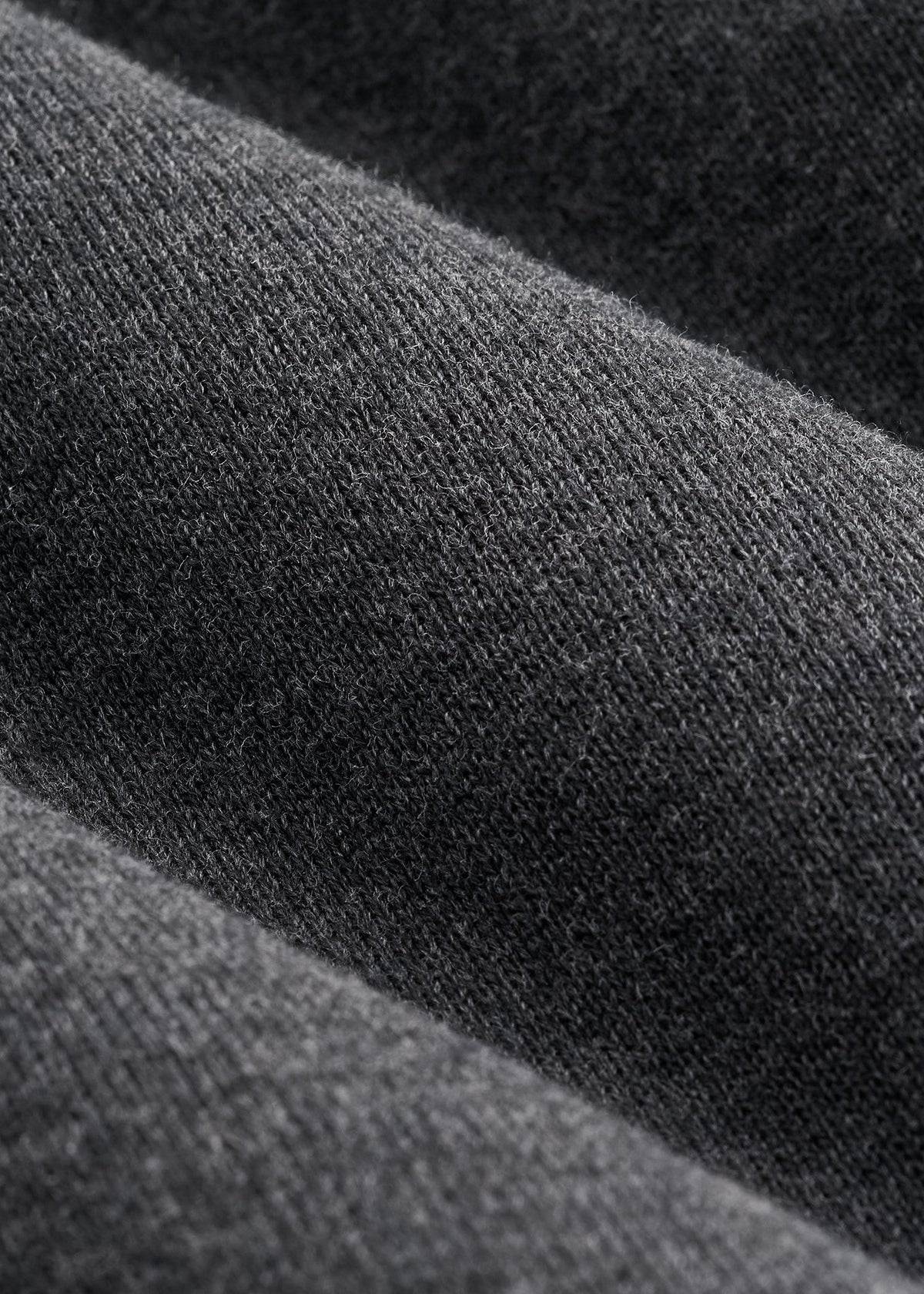 Everyday Crewneck Sweater for Tall Men in Charcoal Mix