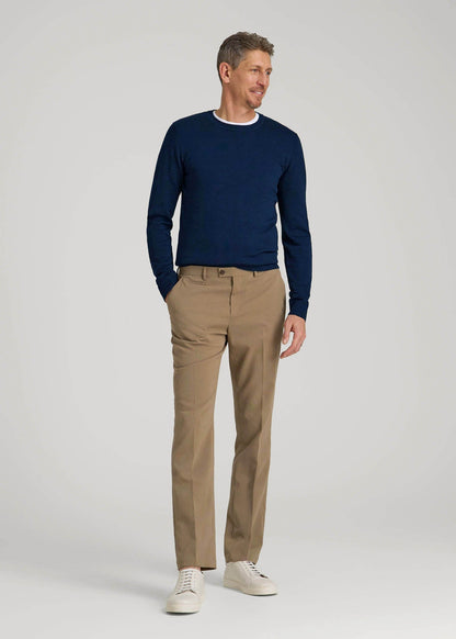 Everyday Crewneck Sweater for Tall Men in Patriot Blue