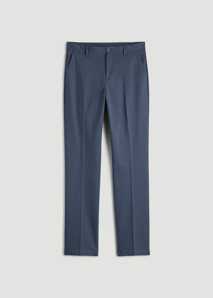 Flex Tech Suit Pants for Tall Men in Medium Blue Nailhead
