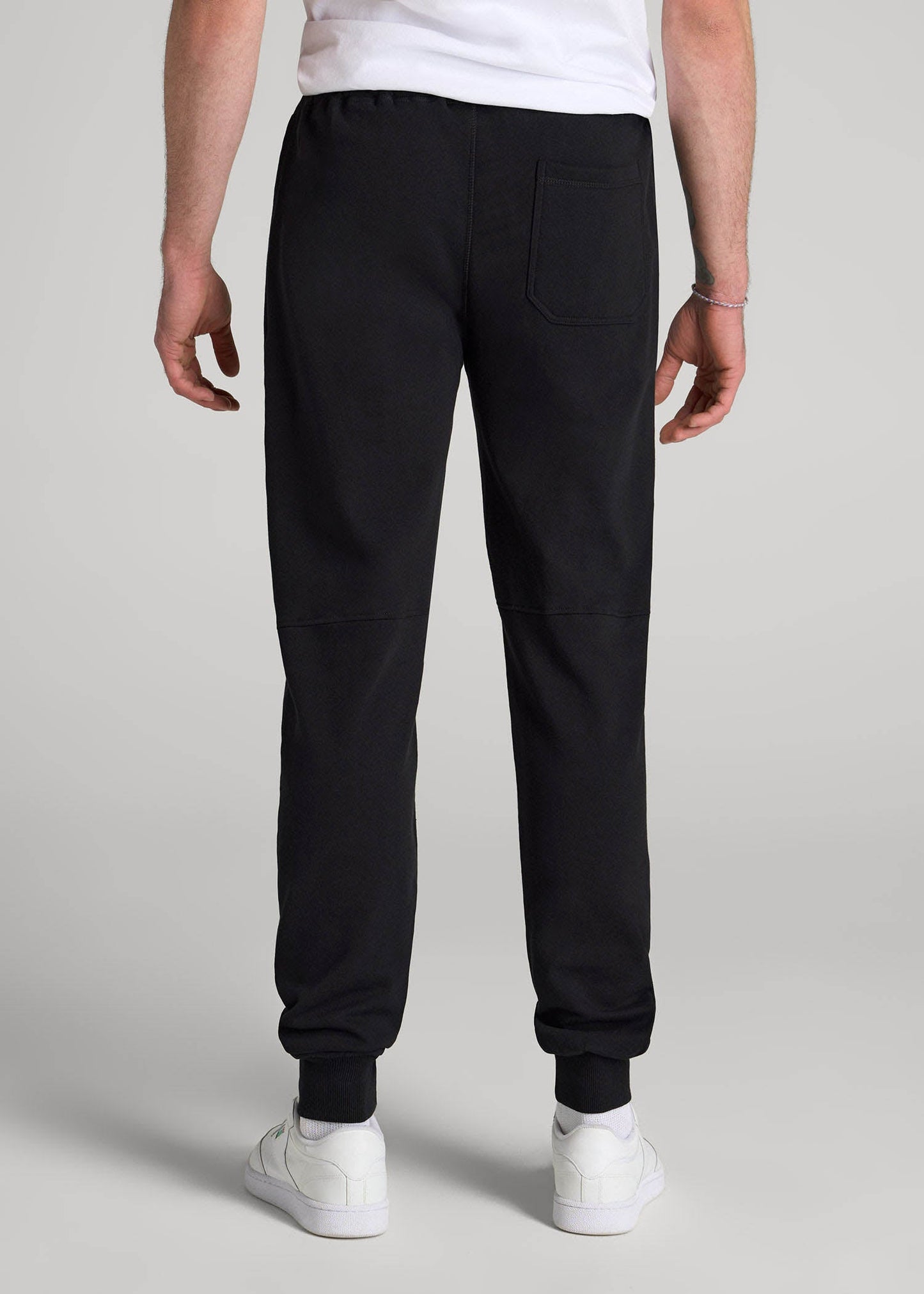 Wearever French Terry Joggers for Tall Men in Black