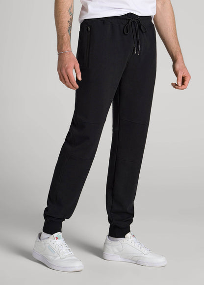 Wearever French Terry Joggers for Tall Men in Black