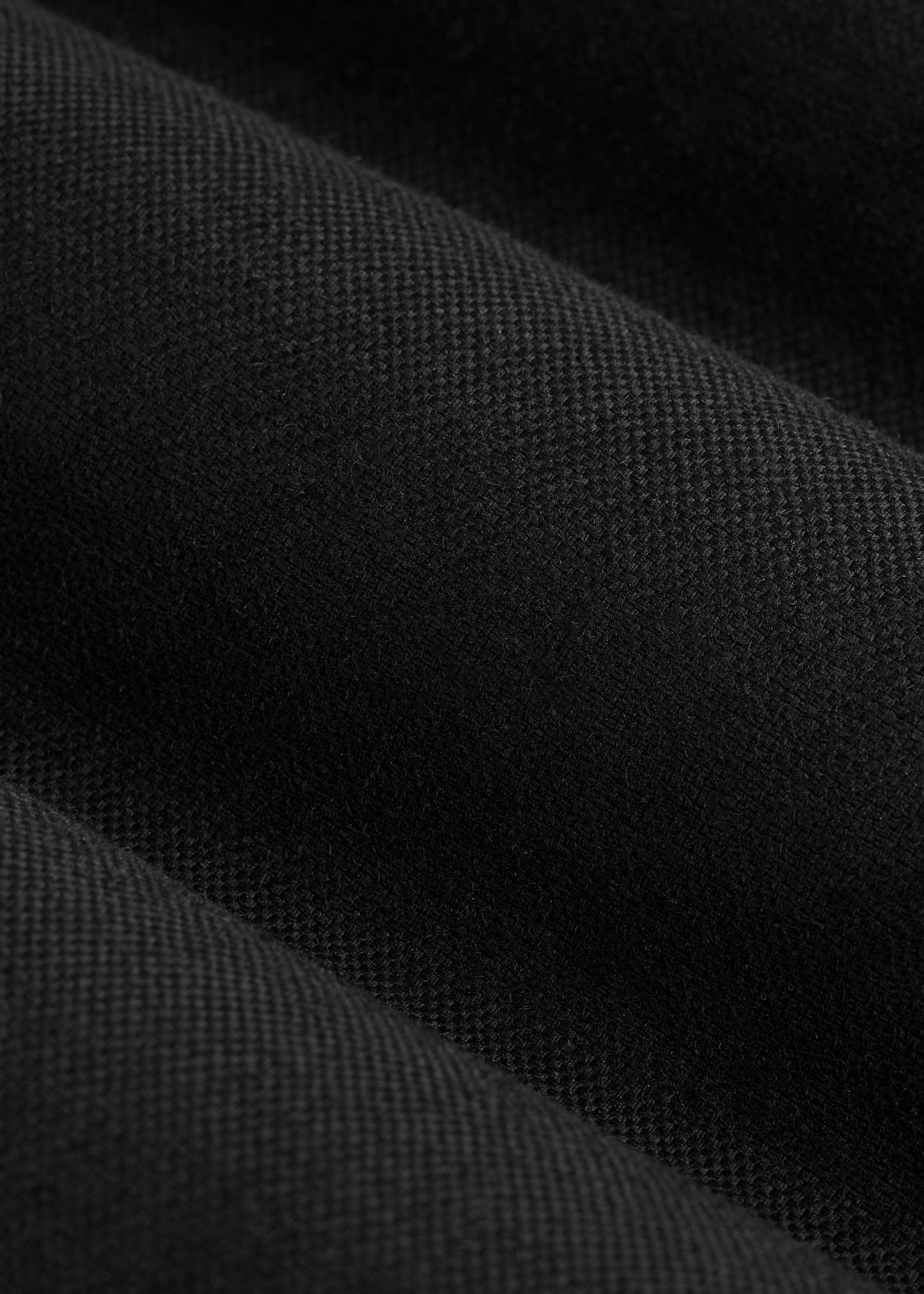 Stretch Cotton Linen Blend Pull-On Pants for Tall Men in Black