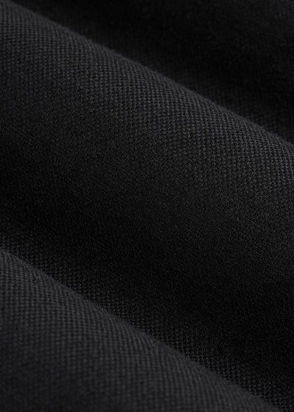 Stretch Cotton Linen Blend Pull-On Pants for Tall Men in Black