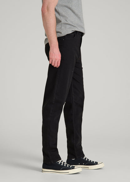 MILO Relaxed Tapered Fit Jeans for Tall Men in Optimum Black