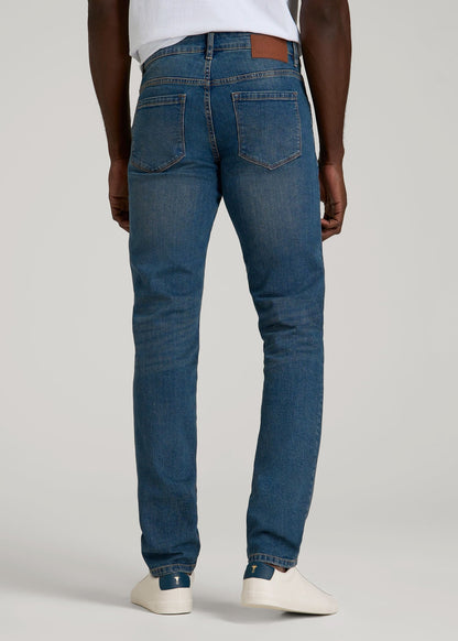 Carman TAPERED Jeans for Tall Men in Worn Blue