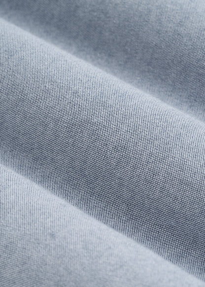 Oxford Cloth Button Down Shirt for Tall Men in Tradewinds Blue