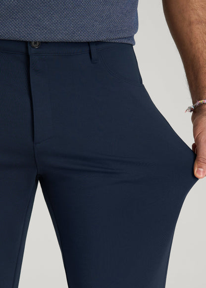 Flex Ponte Pants for Tall Men in Navy
