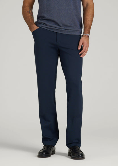 Flex Ponte Pants for Tall Men in Navy