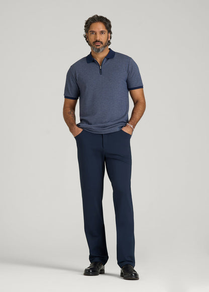 Flex Ponte Pants for Tall Men in Navy