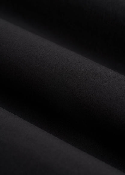 Stretch Board Shorts for Tall Men in Deep Black