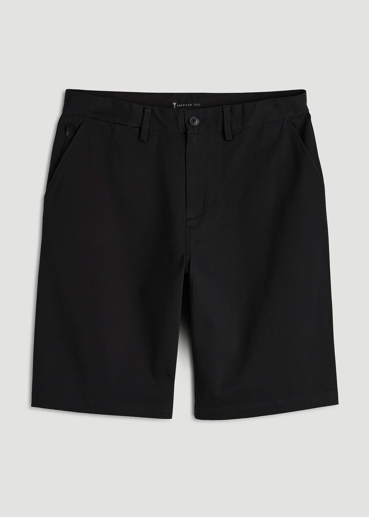 Stretch Commuter Chino Short for Tall Men in Black