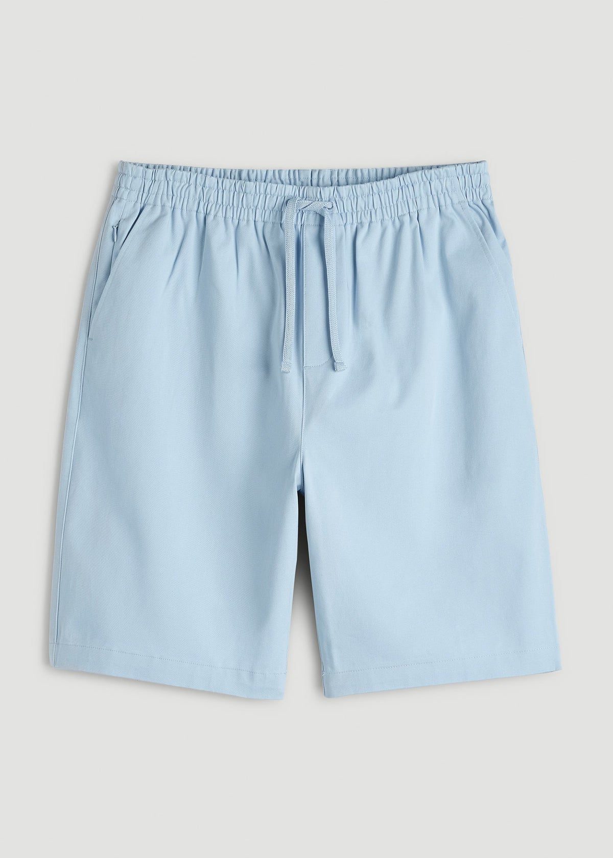 Stretch Commuter Pull-on Short for Tall Men in Ice Blue