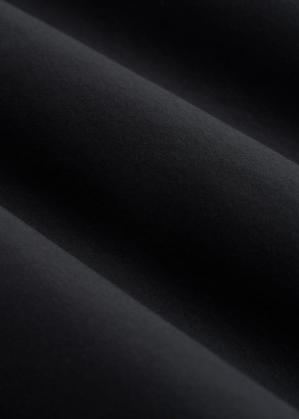 Stretch Jersey Dress Shirt for Tall Men in Black