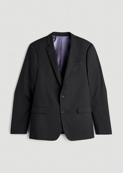 Suit Jacket for Tall Men in Black