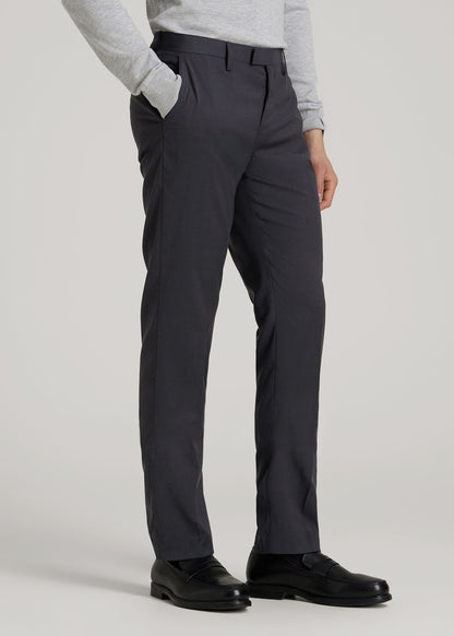 Suit Trousers for Tall Men in Mid Grey