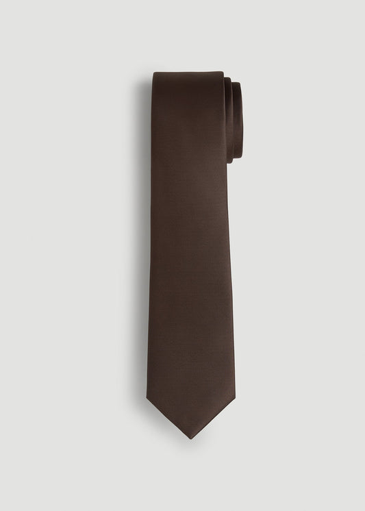 Dress Ties for Tall Men in Espresso
