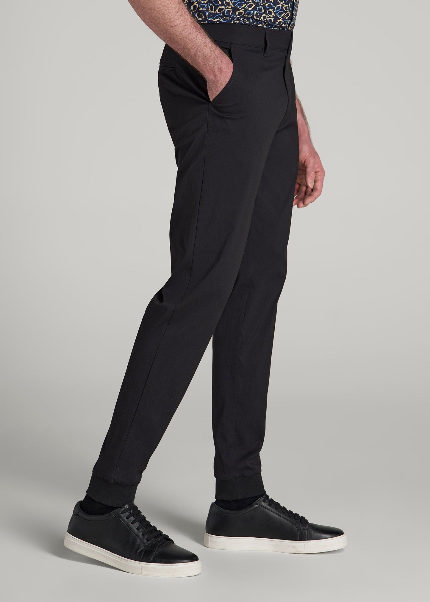 Traveler Joggers for Tall Men in Black