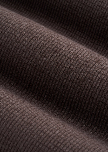 Waffle Lounge Top for Tall Men in Espresso
