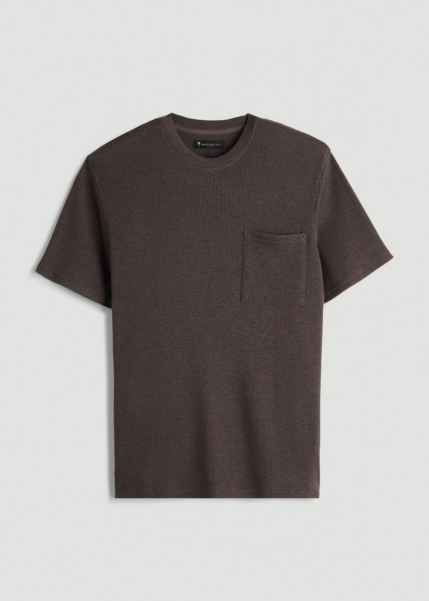 Waffle Lounge Top for Tall Men in Espresso