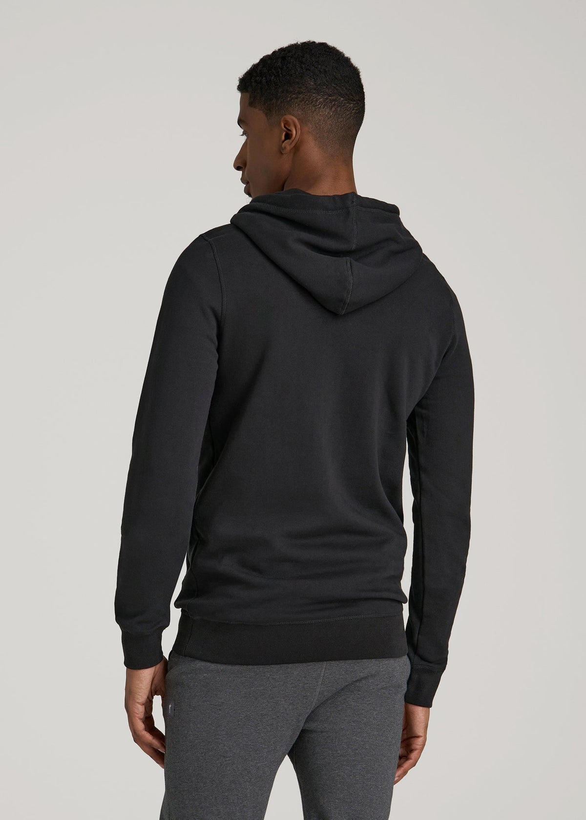 Wearever 2.0 Fleece Hoodie for Tall Men in Black
