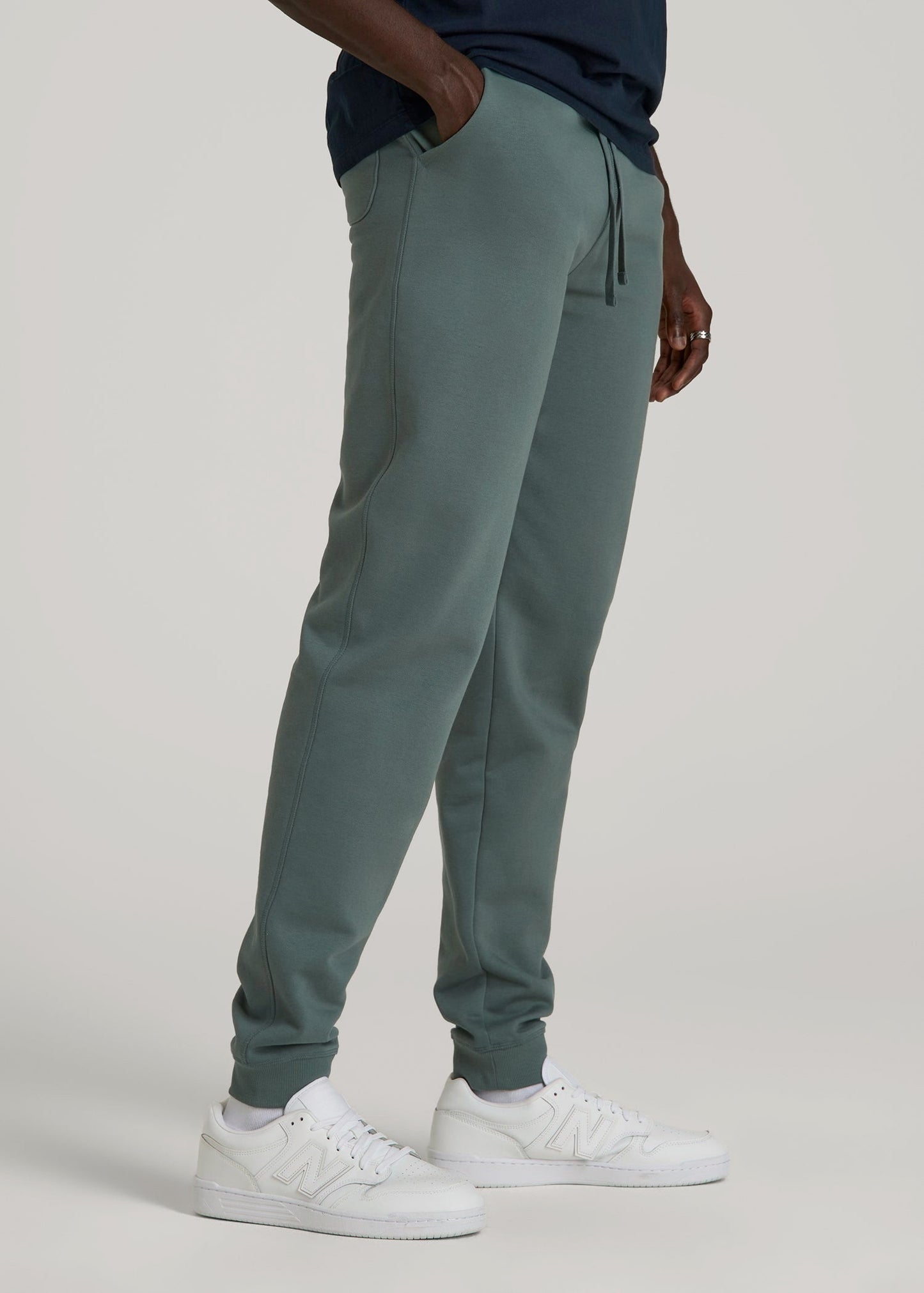 Wearever 2.0 Fleece Joggers for Tall Men in Balsam Green
