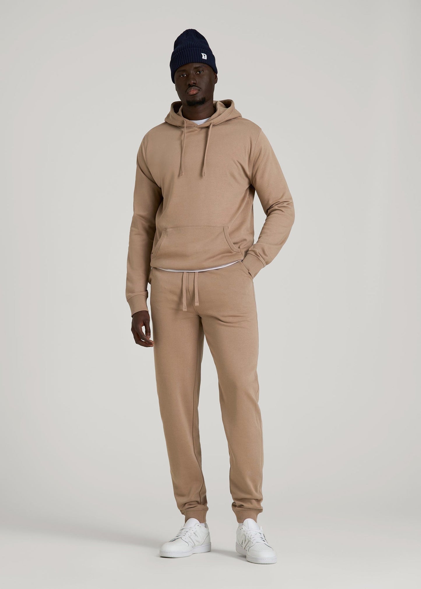Wearever 2.0 Fleece Joggers for Tall Men in Woodsmoke