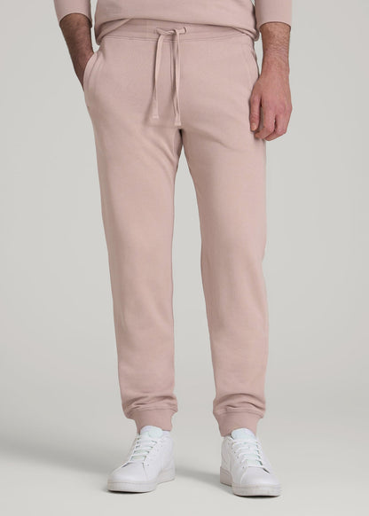 Wearever 2.0 French Terry Joggers for Tall Men in Desert Rose