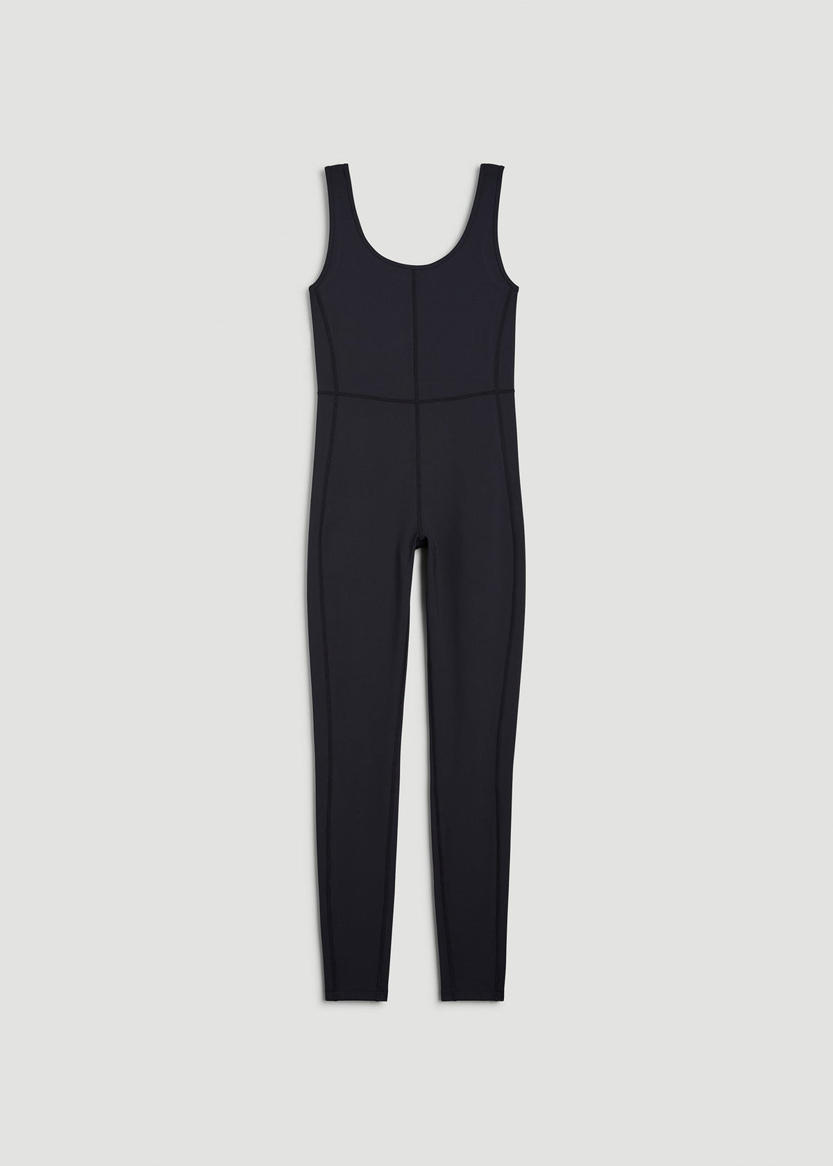 Balance Scoop Neck Jumpsuit for Tall Women in Black