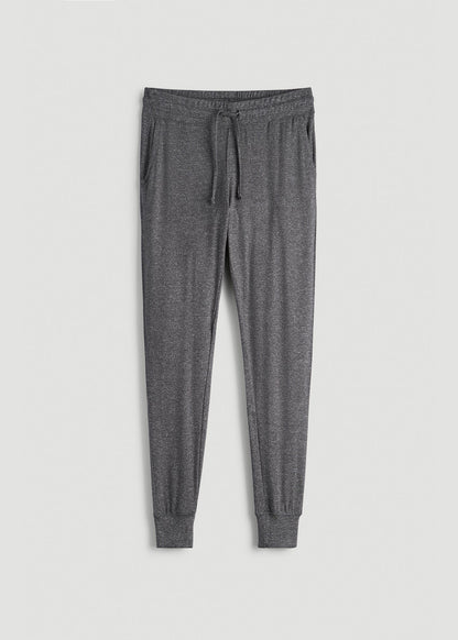 Cozy Lounge Joggers for Tall Women in Charcoal Mix