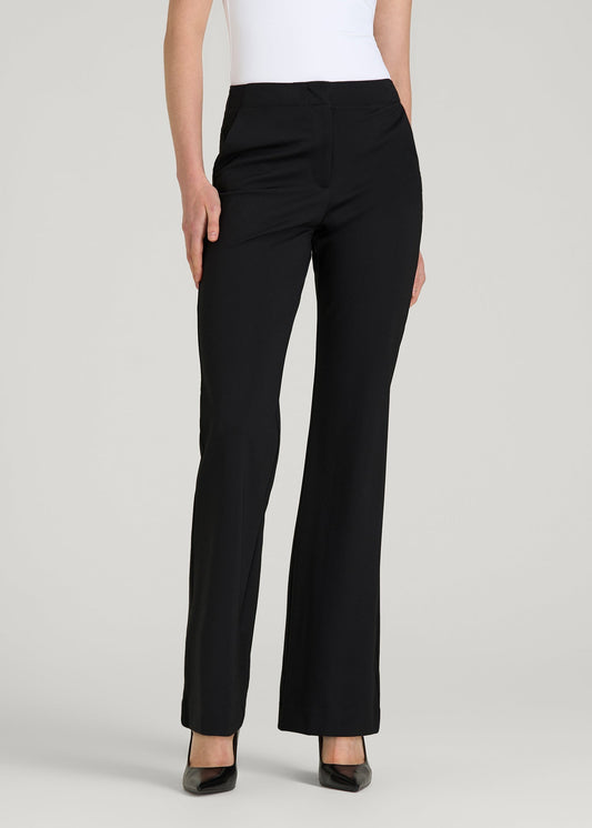Freedom Flex Flare Dress Pants for Tall Women in Black