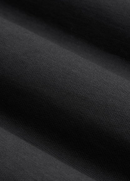 Garment Dyed Hoodie for Tall Women in Washed Black