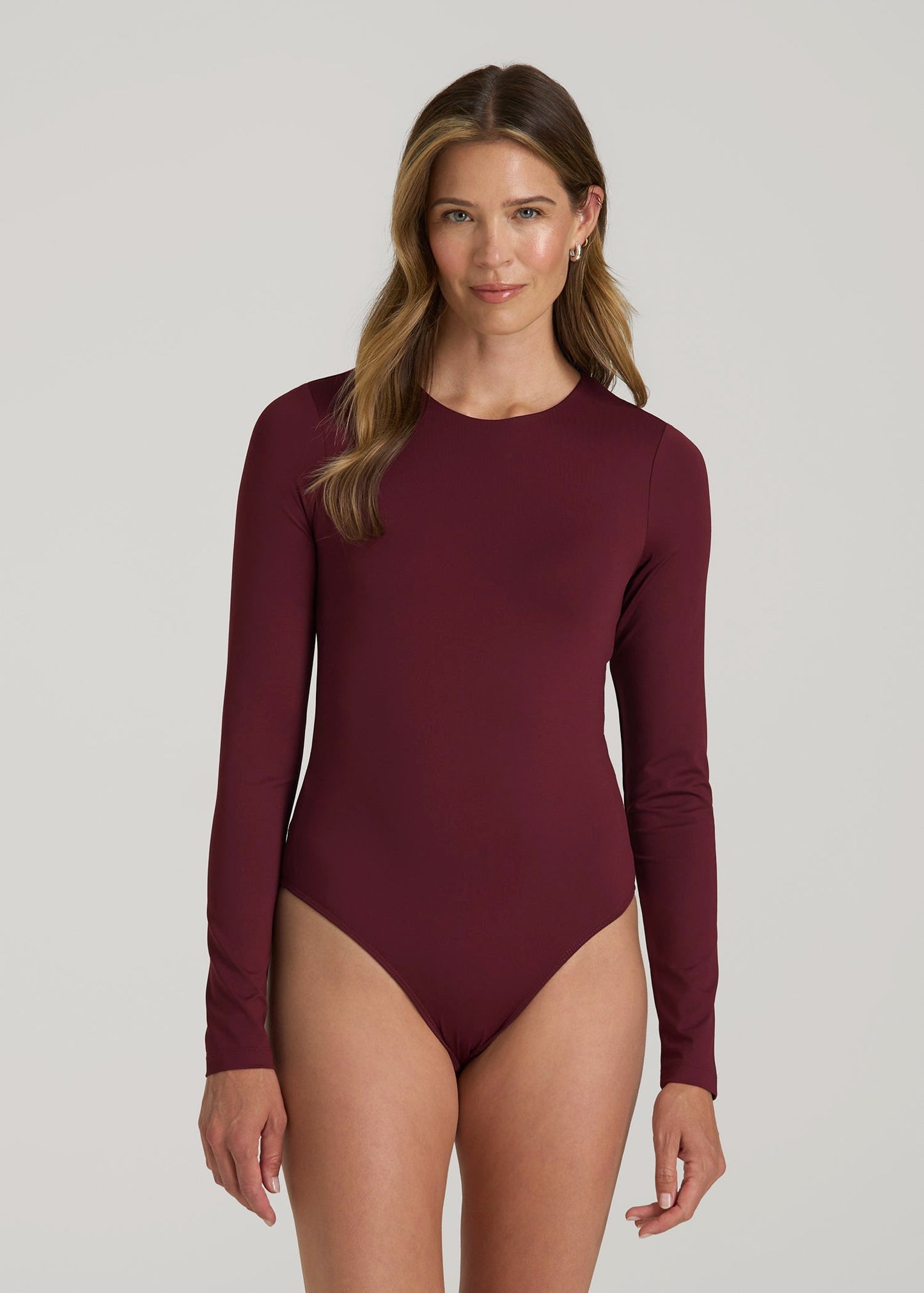 Long Sleeve Bodysuit for Tall Women in Port Royale