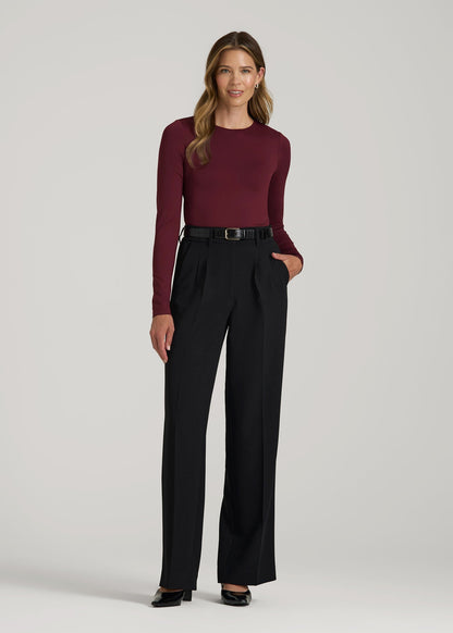 Long Sleeve Bodysuit for Tall Women in Port Royale