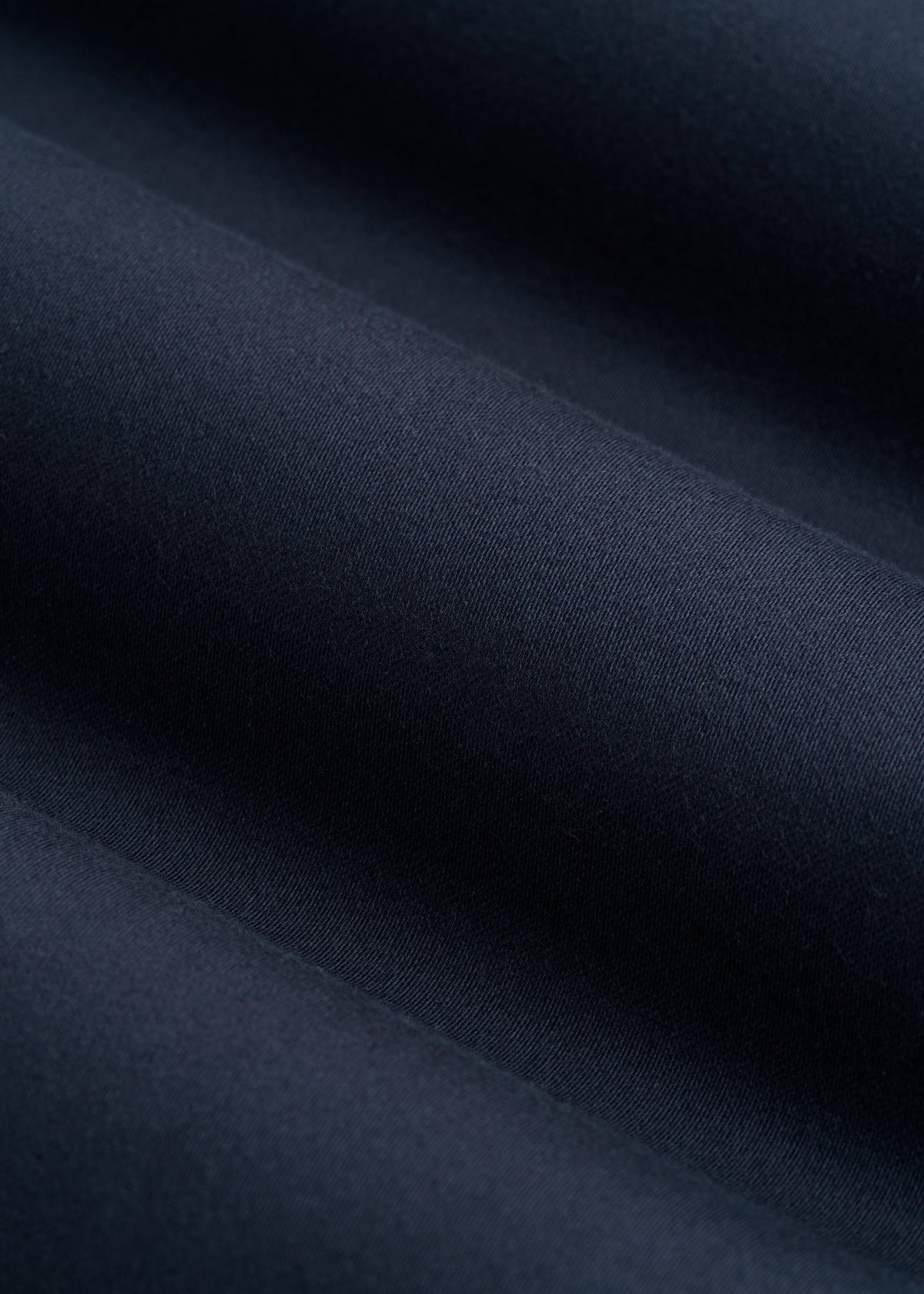 Pleated Wide Leg Chino With Belt for Tall Women in True Navy