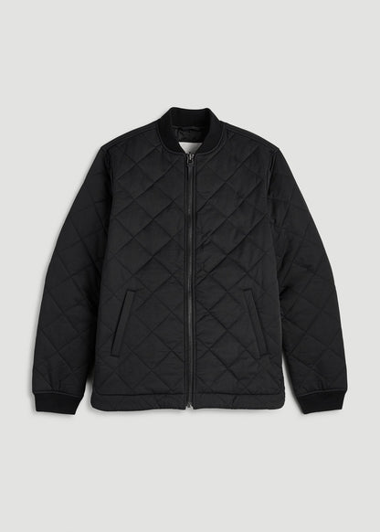 Quilted Jacket for Tall Women in Black